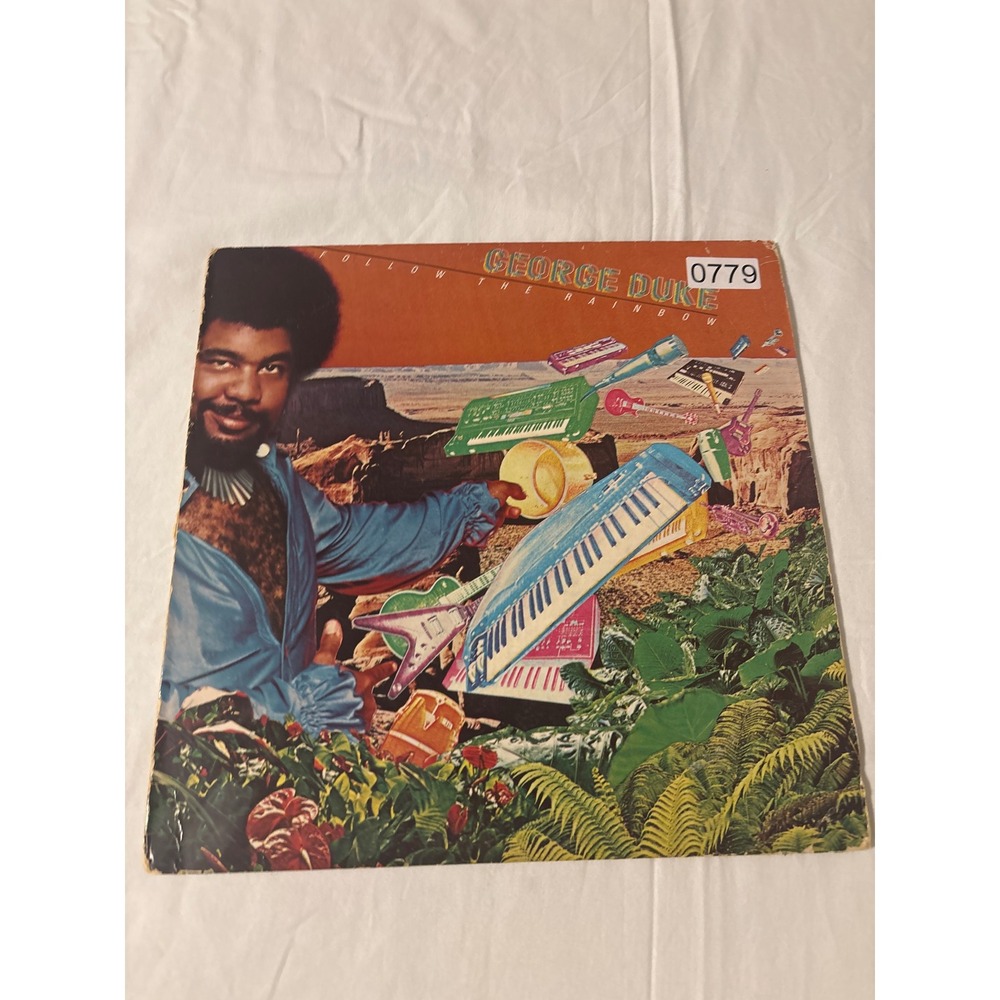 Epic George Duke Follow The Rainbow Vinyl LP 12" Black Good 1979 Jazz Funk 0779